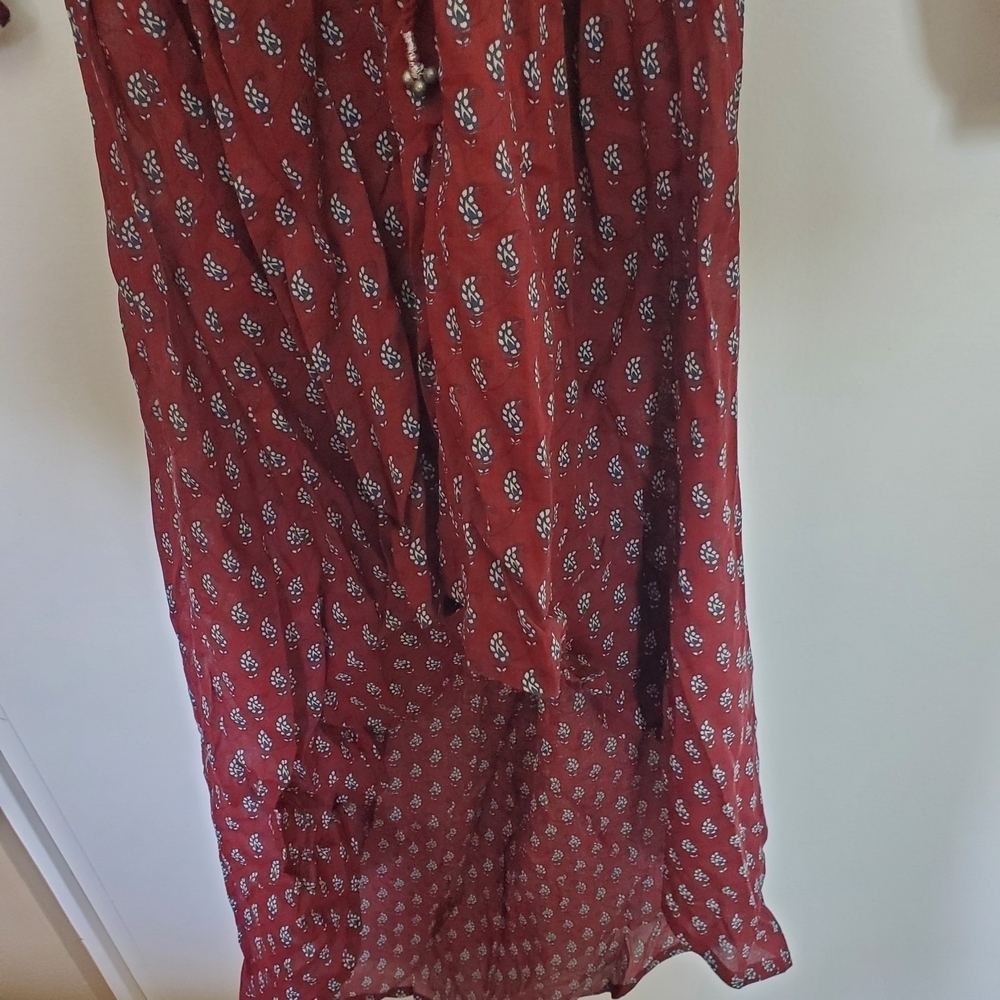 Bohemian Red Maxi Dress - Picture 7 of 7